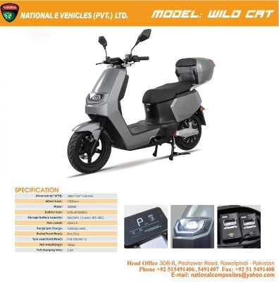 National E vehicles- Wild Cat "Scooty"